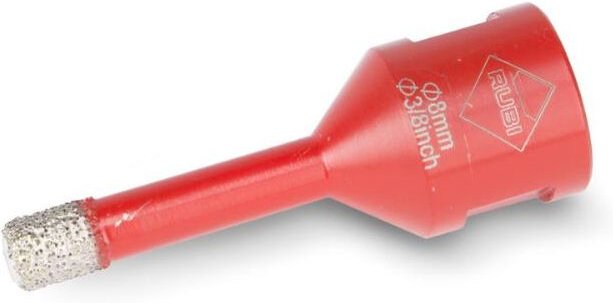 Bohrkrone DRYGRES Ø8 mm auf RUBI-Schleifmaschine - 5989