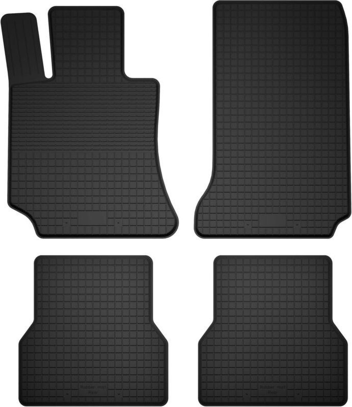 Gummi-Automatten, 4er-Set, Universalmodell: Mercedes C W203 Limousine, Kombi (2000-2008)