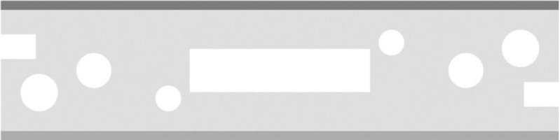 Wechselmesser 10 Stk. Lochabstand 32 mm - Ulmia