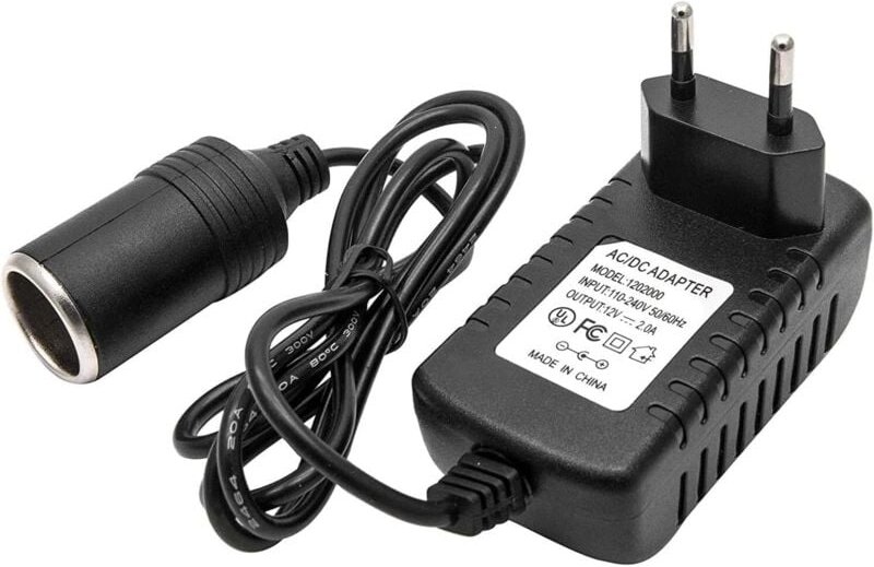 12 V 2 A Auto-Zigarettenanzünder-Adapter, AC/DC-Adapter-Konverter für Navigationssystem, Stromwandler, Stromwandler