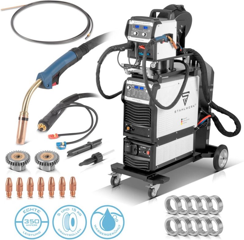 Schutzgasschweißgerät mig mag 350 dp igbt Einzelgerät m.Zub.60-350 a