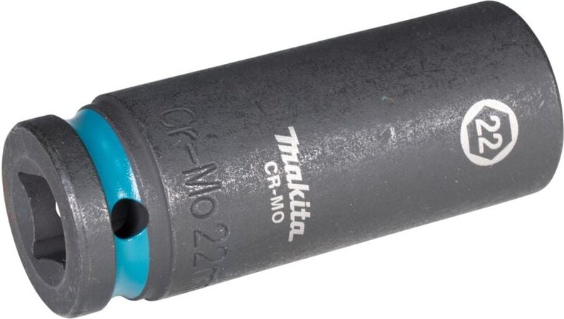 Schlagnuss Steckschlüssel lang SW22 Impact Black 1/2 Zoll 4K E-16514 - Makita
