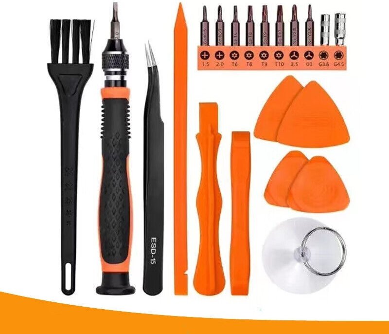 21-teiliges Präzisionsschraubendreher-Set zur Reparatur von Türklingeln, Laptops, Switches, PS4, Xbox, MacBooks, iPhones...