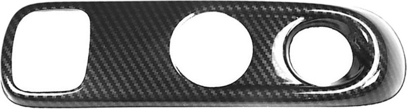 Tlily - Kohle Schalten Panel Rahmen Abdeckung Verkleidung für Smart 451 Fortwo Auto Innere Styling