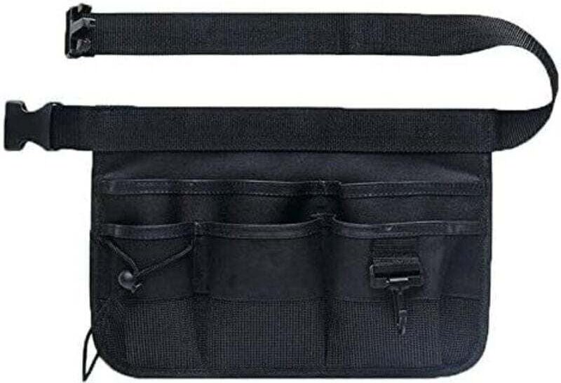 1x Werkzeuggürtel aus Oxford-Gewebe, Werkzeugtasche mit mehreren Fächern, verstellbarer Gürtel, für Garten, Hof, Landwir...