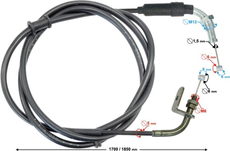VOGE SR125 Gasrückführungskabel