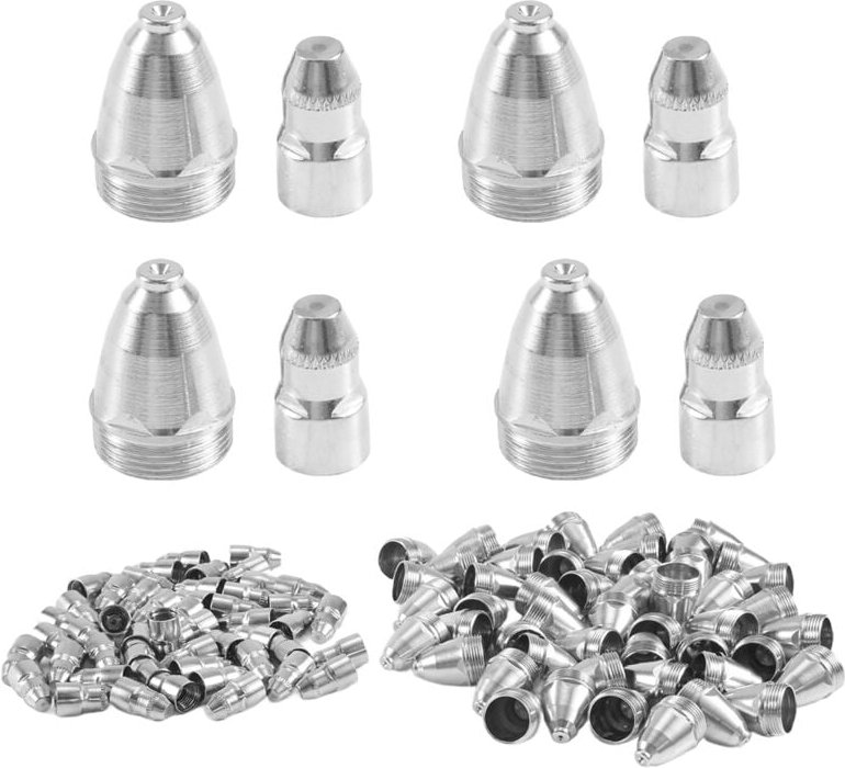 100 Stücke P80 Plasmaschneidbrenner Verbrauchsmaterial cnc 60A 80A 100A Spitze Elektrode Düse