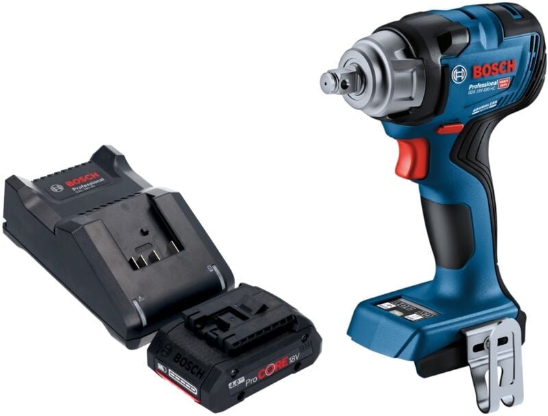 Bosch GDS 18V-330 HC Professional Akku Schlagschrauber 18 V 330 Nm 1/2" Brushless + 1x ProCORE Akku 4,0 Ah + Ladegerät