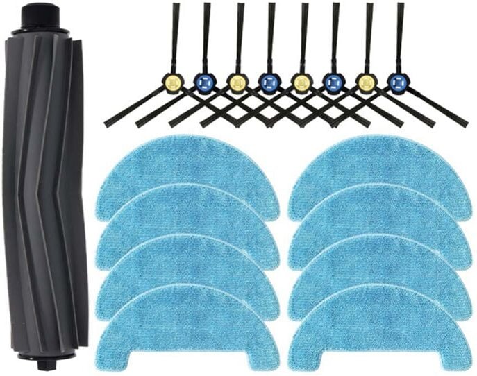 Für eta Roboter Staubsauger Roller Wichtigsten Seite Pinsel Mopp Tücher Lappen