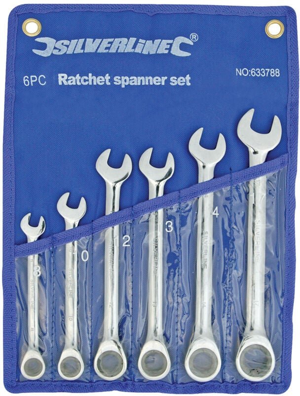 Ring-Maul-Ratschenschlüssel, 6-tlg. Satz 8–17 mm