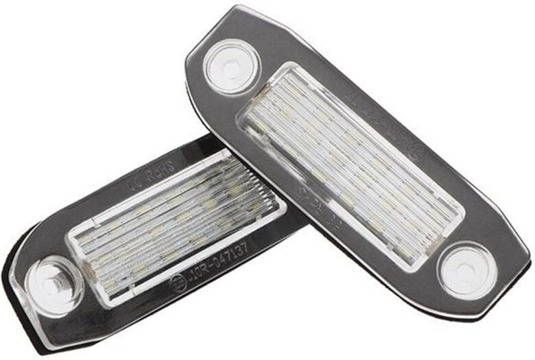 2Stck Auto LED Kennzeichenleuchte Super Bright Canbus für S80 XC90 S40 XC60 S60 C70 V50 XC70 V70