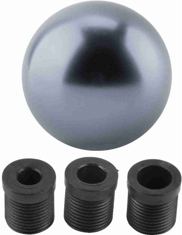 Aiperq - Perilla de cambio de marchas manual universal para coche, redonda y esférica (titanio)