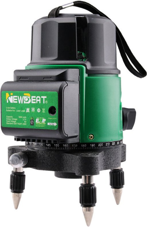 5-Linien-Infrarot-Nivelliergerät, spezieller Laserlinienprojektor für den Außenbereich, hohe Präzision, automatisches gr...