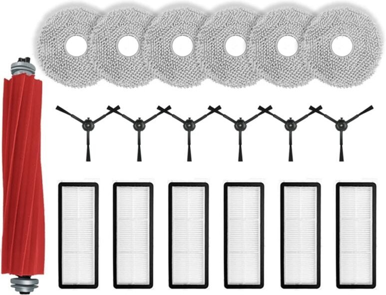 Für Staubsaugerteile Hauptwalze Seitenbürste Filter Mopp-Pad