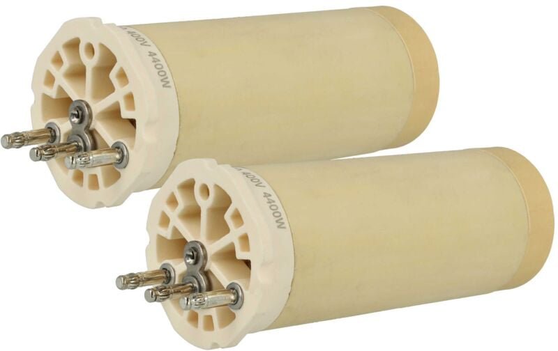 vhbw 2x Heizelement kompatibel mit Leister LHS 41L PREMIUM, CLASSIC, SYSTEM Heißluftschweißpistole - 4400 W, Keramik Hei...