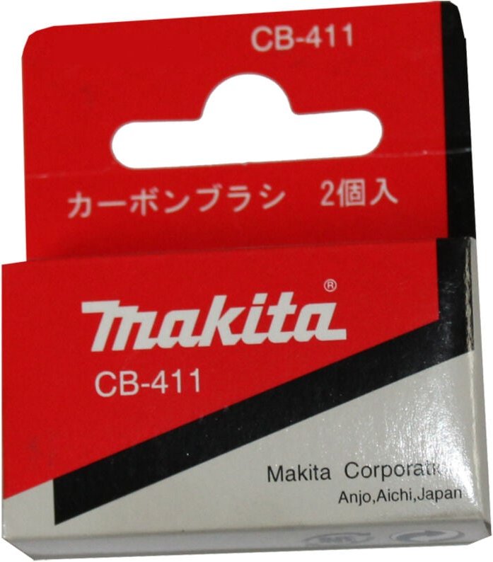 Kohlebürsten CB411 - Ersatzkohlebürsten 11,7x8,9x6mm Ersatzteile - 1 Paar - Makita