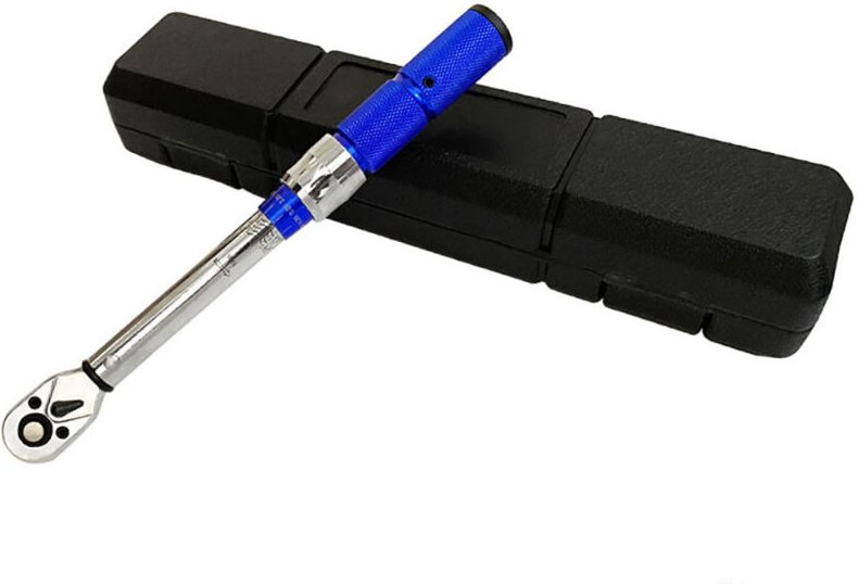 Clé dynamométrique 1/4", 1-25 NM Kit de clés dynamométriques pour vélo et moto, 0,2 NM Micro réglage avec blocage, préci...