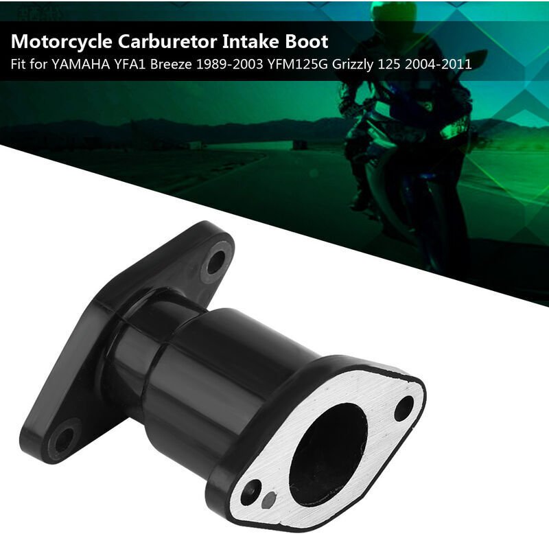 Vtizikl Joint de botte de collecteur d'admission de carburateur pour YAMAHA YFA1 Breeze 89-03 YFM125G Grizzly 125 04-11