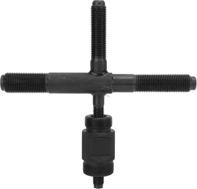 Headerbs Stator-Magnetabzieher, 6-in-1 Schwungradabzieher-Werkzeug M10 M14 M16 M18 M24 M27 Kohlenstoffstahl für Motorräd...