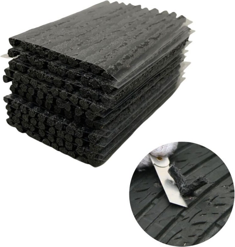 Reifenreparaturset (5-teilig), schwarzes Autoreifenreparaturwerkzeug, geeignet für schlauchlose All-Terrain-Reifen für A...