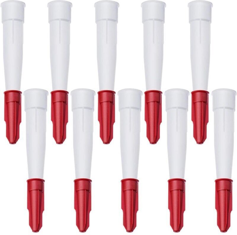 10 Stück Kartuschenaufsätze, Silikon-Ersatzdüsen, Kunststoff-Dichtungsdüsen, Silikon-Kartuschenfassungen für Küche und H...