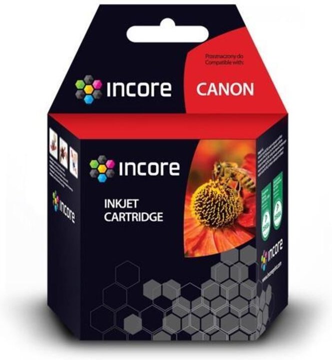 INCORE Tinte für Canon (PG-512) Schwarz 16 ml regulär mit Chip