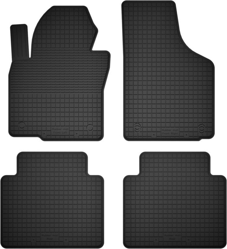 Gummi-Automatten, 4er-Set, Universalmodell: Volkswagen Tiguan I Minivan (2007-2015)