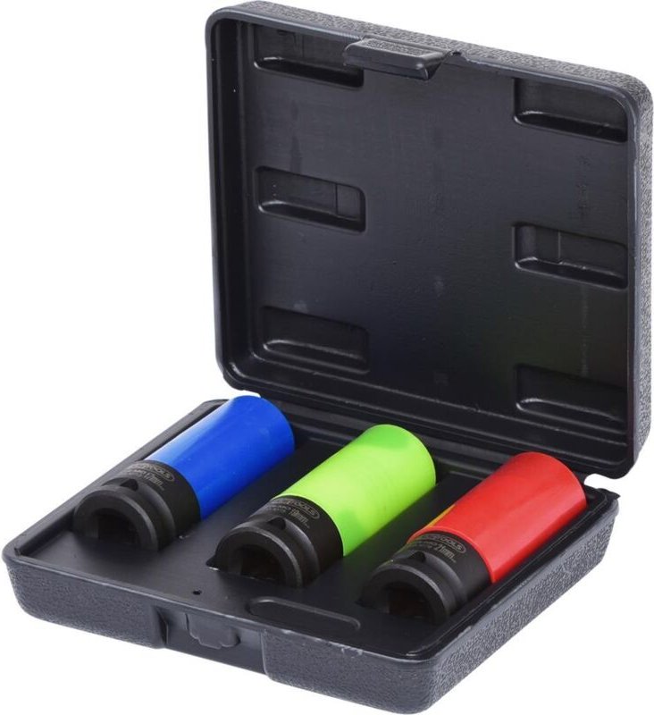 KS-Tools - 1/2' Alu-Felgen Kraft-Stecknuss-Satz robust, 3-tlg - 515.1070