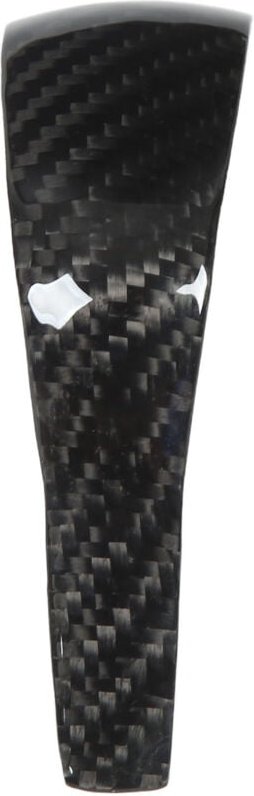 FOREHILL Schaltknaufabdeckung aus Kohlefaser, glänzend schwarz, Ersatz-Innenausstattung für Cayenne 958 2011-17