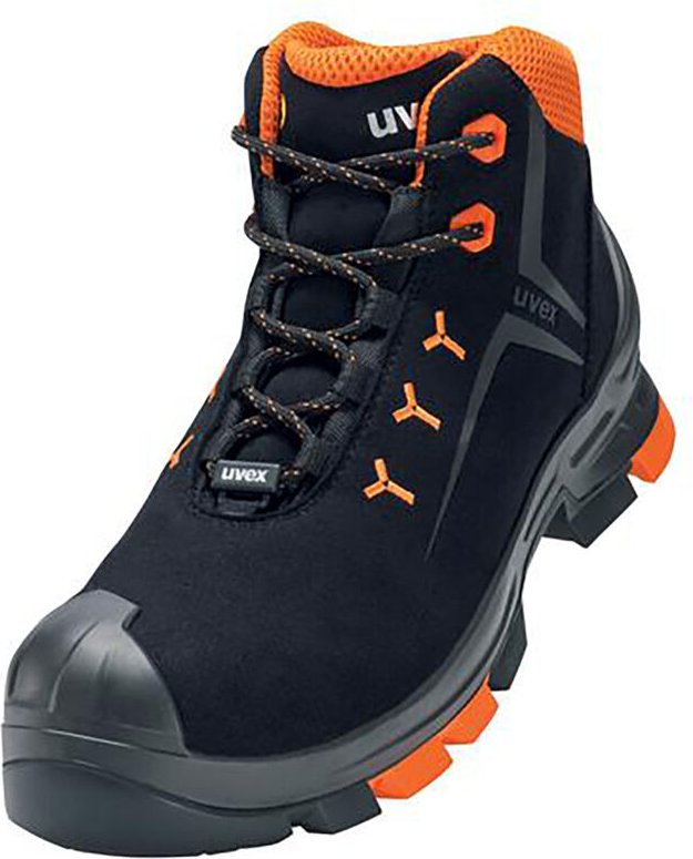 Uvex Sicherheitsstiefel S3 SRC uvex 2 aus Mikrovelours, uvex xenova Kunststoffkappe, Weite 14, Größe 50