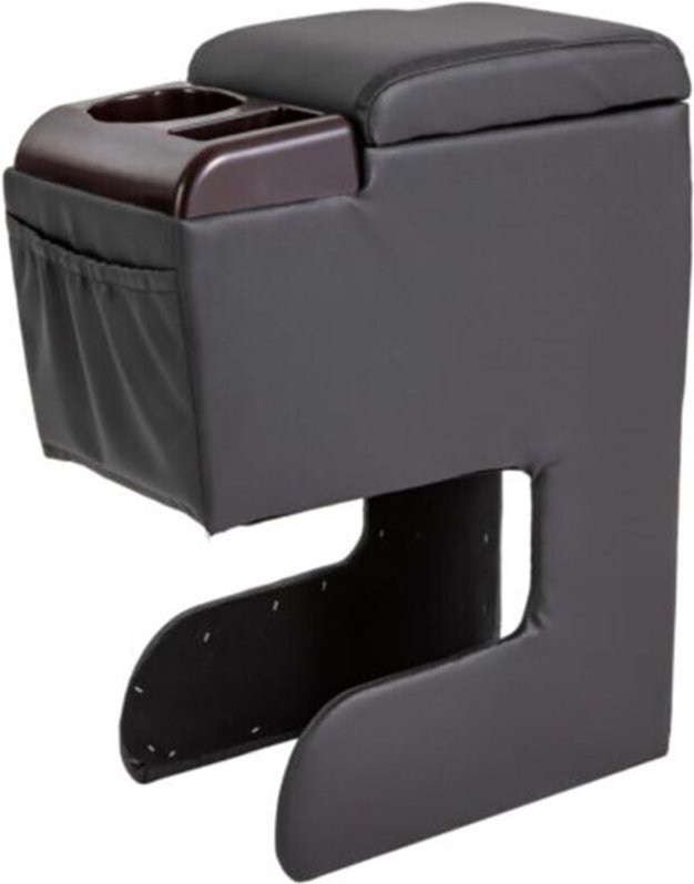 Gojoy - Armlehne Auto, Mittelkonsole Auto Auto Armlehne Universal Auto Auto Zentrale Lagerbehälter Schwarz Auto Armlehne...