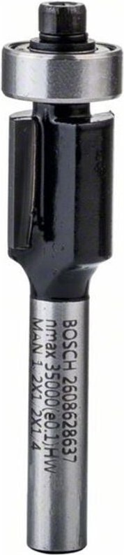 Bosch Laminat-Bündigfräser 1/4" Ø 12,7 mm L 12,7 mm G 56 mm - 2608628637