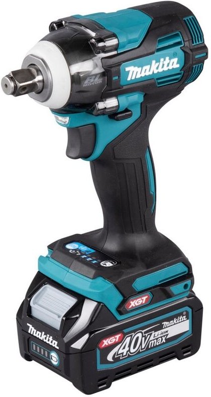 Akku-Schlagschrauber TW004GD201 xgt, 1/2, 40Volt ,blau/schwarz, 2x Li-Ion Akku 2,5Ah, im makpac Gr.2 - Makita