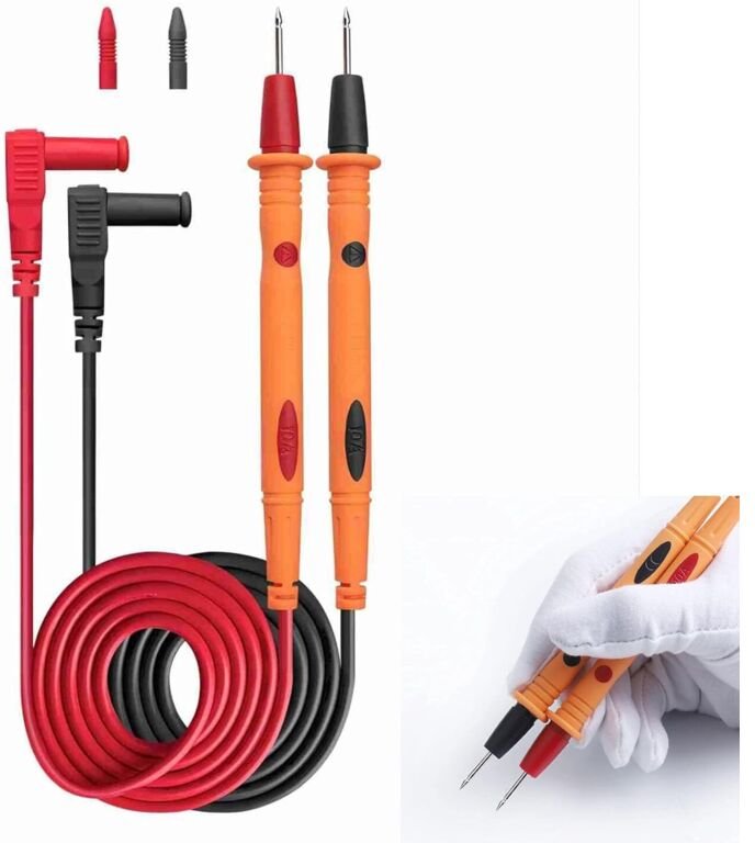 Bluedeer - PT1005 1000V 20A Universal-Digital-Multimeter Probe-Messleitungen Pin Nadelspitze Multi-Meter Prüfvorrichtung...