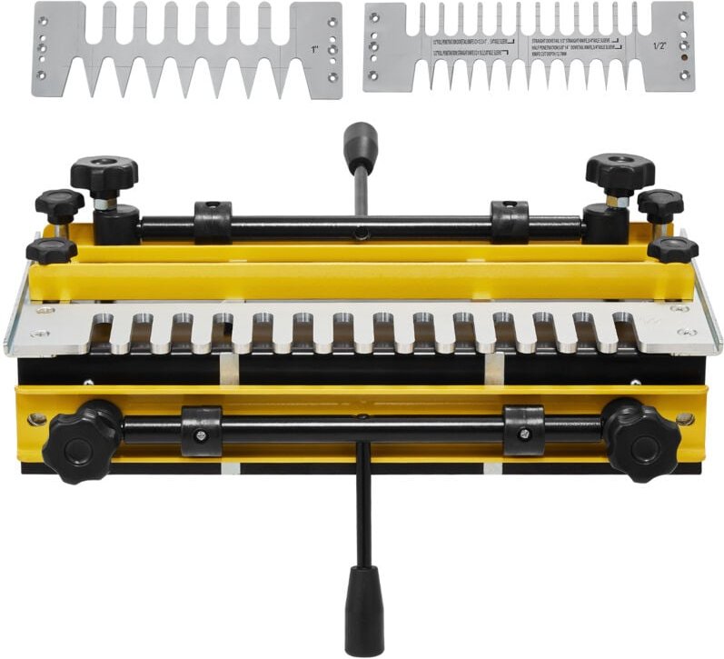 Mophorn - Gabarit à queue d'aronde , 12 po de largeur, avec fraises et gabarits pour le travail du bois