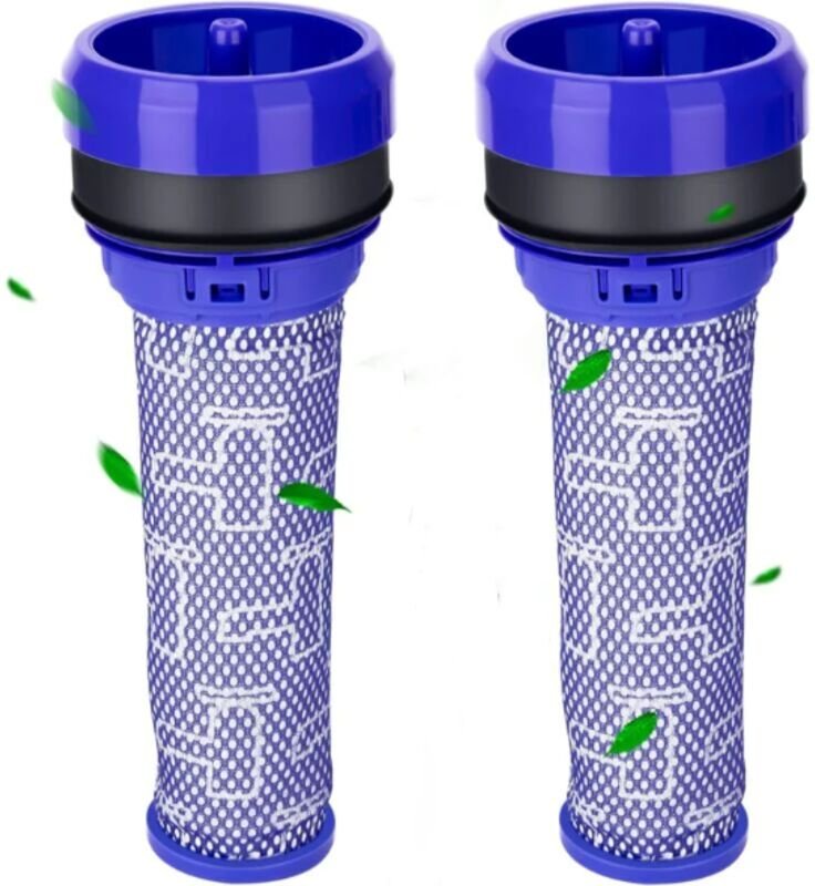 2er-Pack Vormotorfilter für Dyson DC37, DC33C, DC39, DC28C und DC53 Staubsauger, Teilenummer 92341301, waschbarer Vormot...