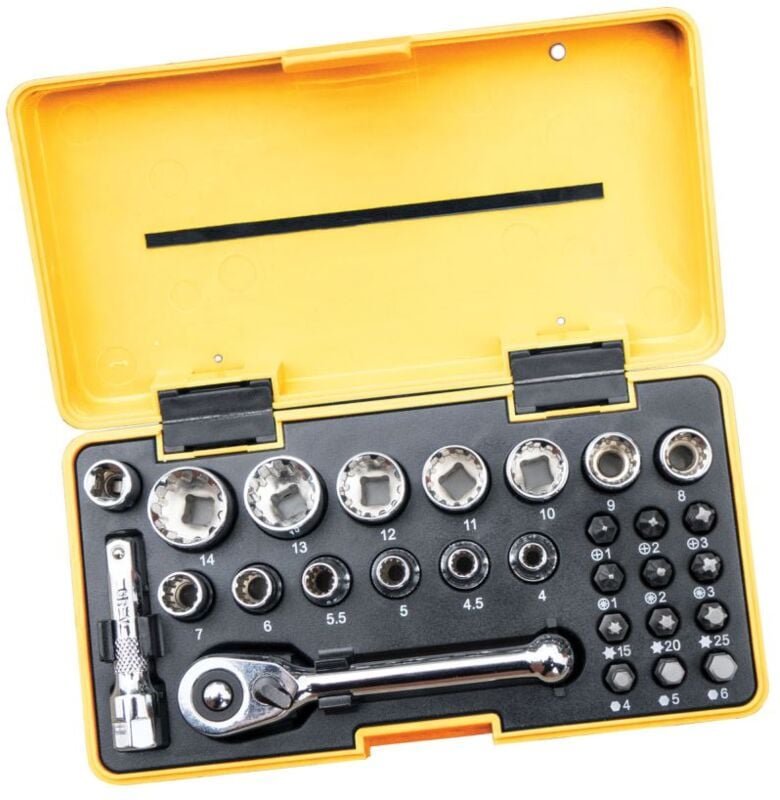 C.k Steckschlüsselsatz 28teilig T4654