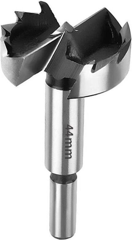 Forstnerbohrer mit 44 mm Durchmesser für Holz – Forstnerbohrer für Harthölzer – Scharfer und langlebiger Holzbohrer mit ...