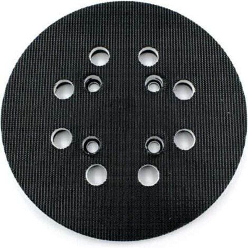 Schleifteller für Bosch (Ø 125 mm, mittlere Härte) mit Zubehörsystem für PEX 300/400 AE / 4000 AE / Advanced Orbit 18 Ex...