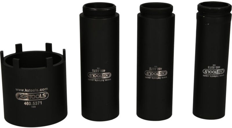 Nutmuttern-Schlüssel-Satz mit 3 Führungsrohren für Mercedes, ø 63 mm, 4-tlg