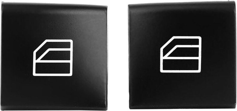 Zoternen - 2 Stück elektrische Fensterschalterkappe, nicht verblassende Leistung für Mercedes-Benz Home Vehicle Car