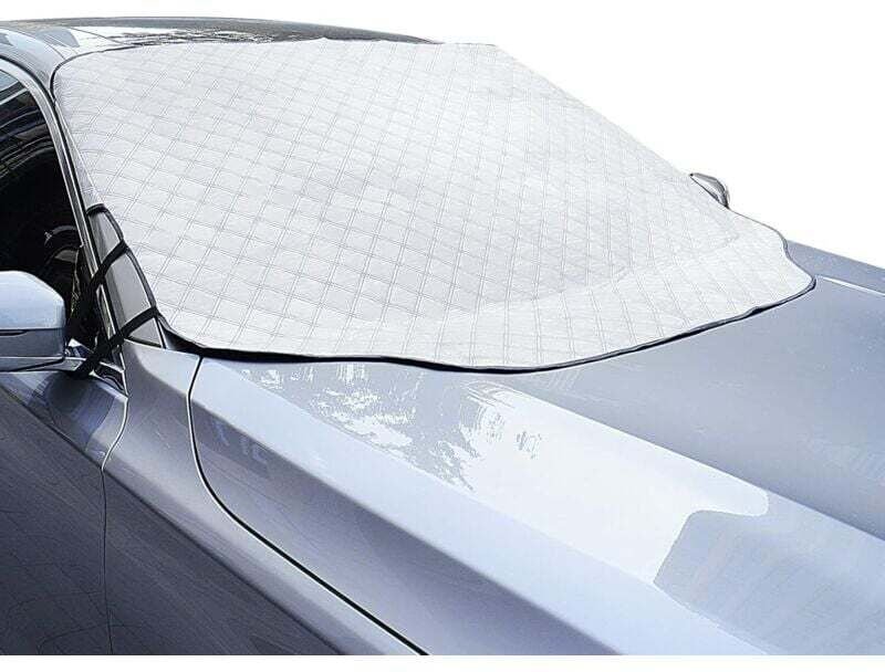 Magnetische Auto-Windschutzscheibenabdeckung, 3er-Pack, UV- und Hitzeschutz, Frost-, Schnee- und Eisschutz, universell p...