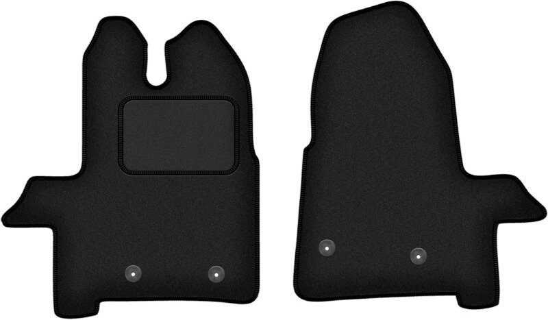 Schwarze Vordermatten: für Ford Transit Van (2019-)