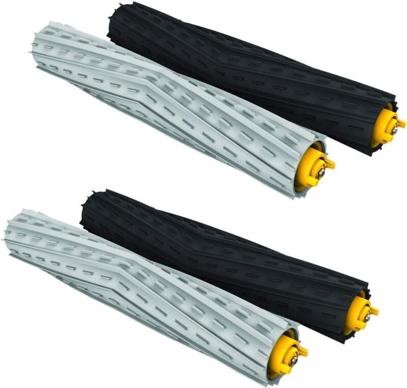 Nazalus-Schnäppchen – Kompatibel mit Roomba 2er-Pack Saugwalzen 800 und 900. Gummi-Mittelbürsten-Set. Hochwertige Ersatz...