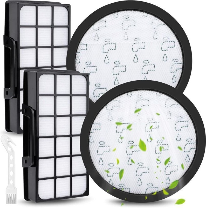 4er-Pack Staubsaugerfilter für Rowenta Silence Force Cyclonic RO7649EA, RO7689EA, RO7647EA, RO7663EA, RO7676EA, RO7681EA...