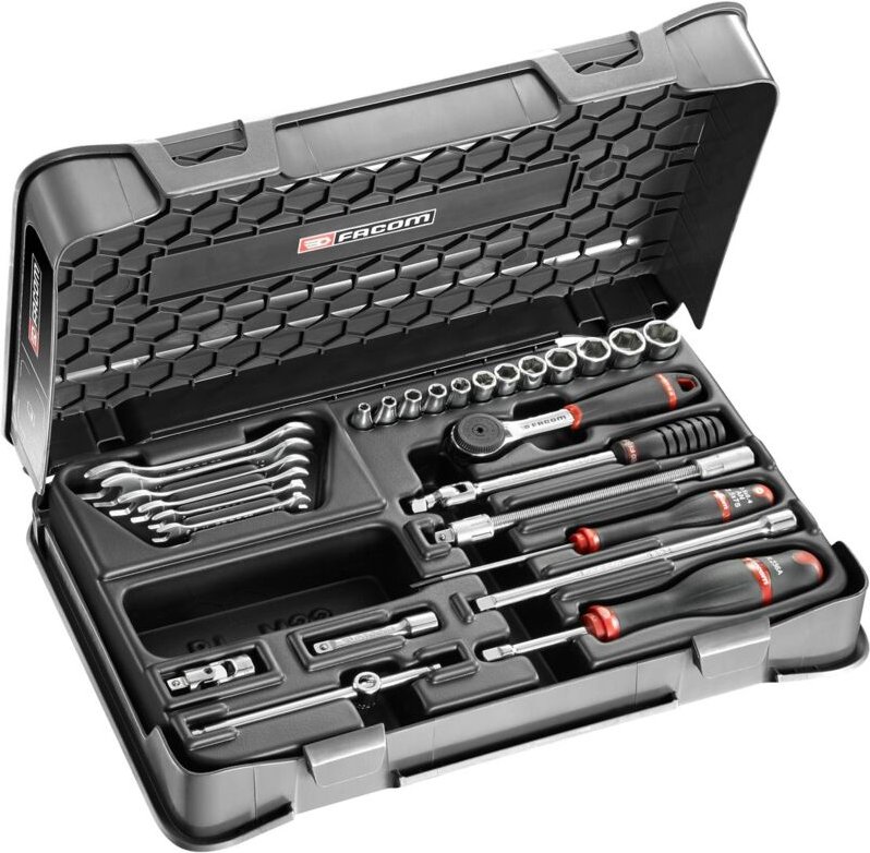 FACOM Steckschlüssel-Set 1/4 R.161B, 27-tlg.