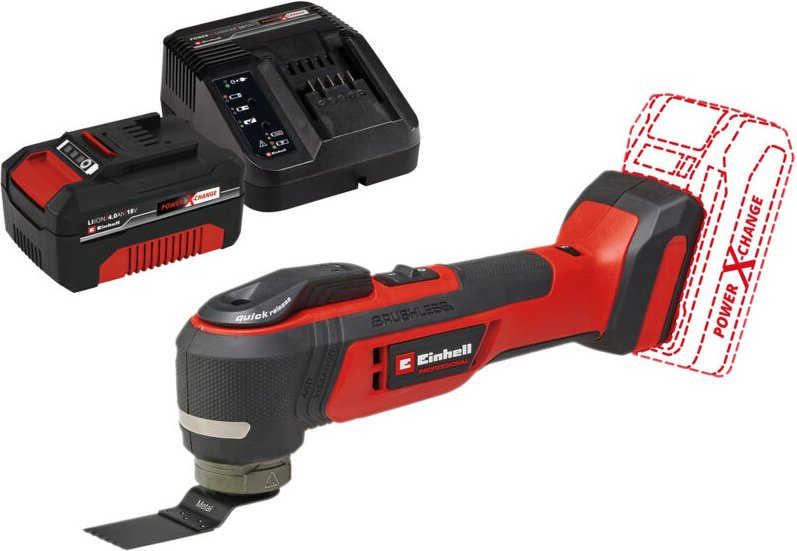 Einhell - professional Akku-Multifunktionswerkzeug tp-mg 18 Li bl Kit (1x 4,0 Ah)