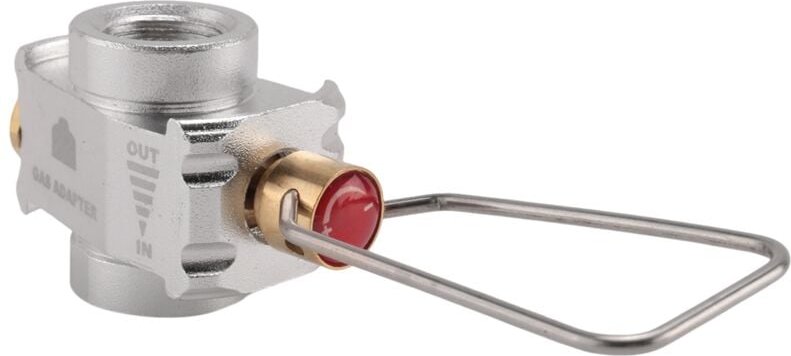 Tlily - Camping Gas Sparer Plus Konverter Schalthebel NachfüLlung Flach Tank Umbau Adapter Ventil,Silber