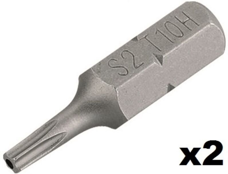 Torx Tamper T30 Schraubendreherbit (25mm) - 2 Stück KREATOR