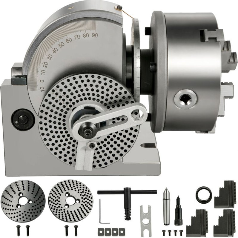6/160MM Teilkopf für Fräsmaschinen, 6-1/2/168MM Universal-Teilkopf, 5/128MM Präzisions-Teilkopf, Verhältnis 1:40 zum Frä...
